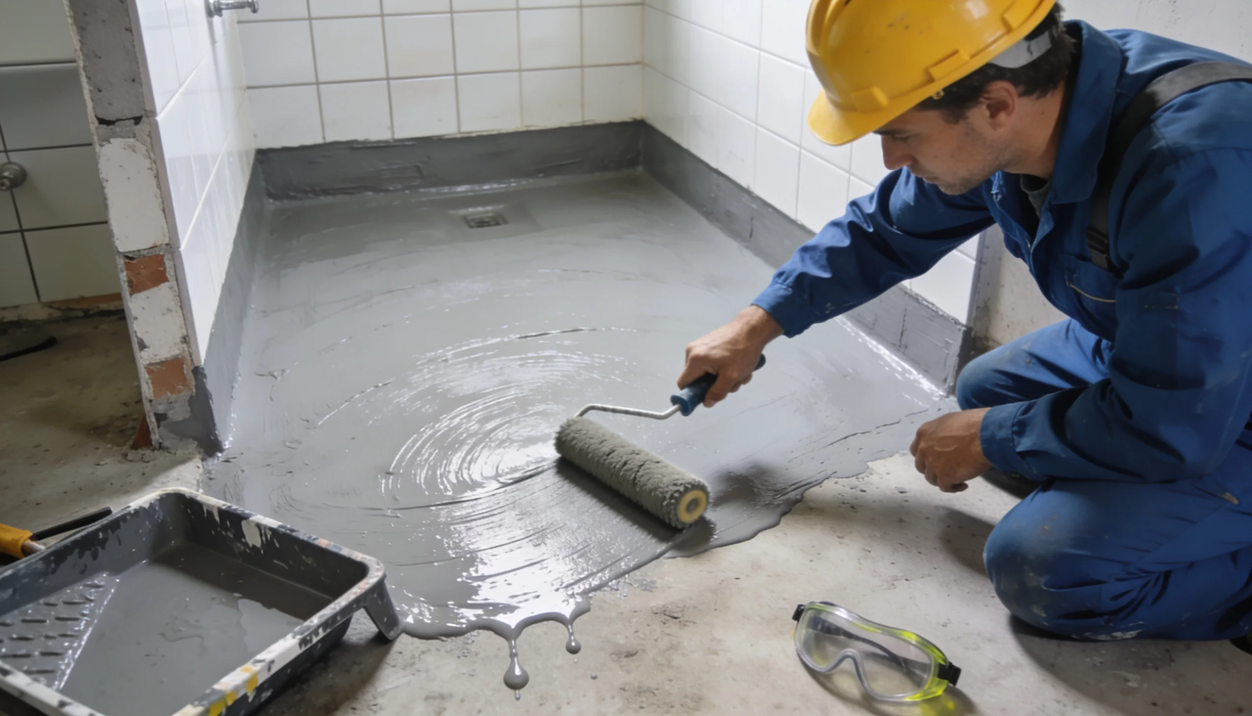 Гидроизоляция под плитку — ванные комнаты и бассейны
